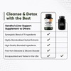 【Sandhus】Liver Cleanse & Detox Supports 11 Ingredient Blend Milk Thistle,