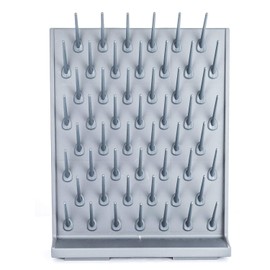 YTFLOT Lab Supply Drying Rack Pegboard Bench-top Wall-Mount Laboratory Glassware 52 Detachable Pegs Lab Drying Draining Rack Cleaning Equipment (Grey)