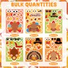 COCHIE Thanksgiving Stickers: 36 Sheets - Make A Turkey Face