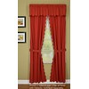 Today's Curtain Orleans 84" Panel Pair with Tiebacks Tambour Scallop