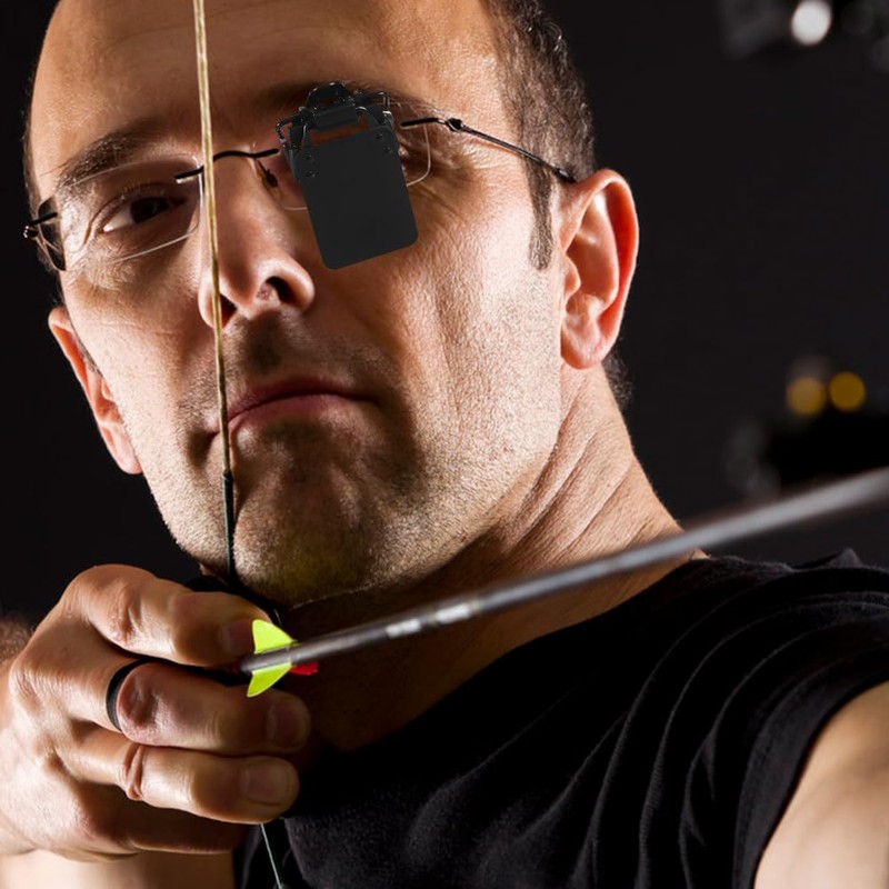 Shooting Glasses Blinders, 2PCS Resin Archery Glasses Clip Occluders Lightweight