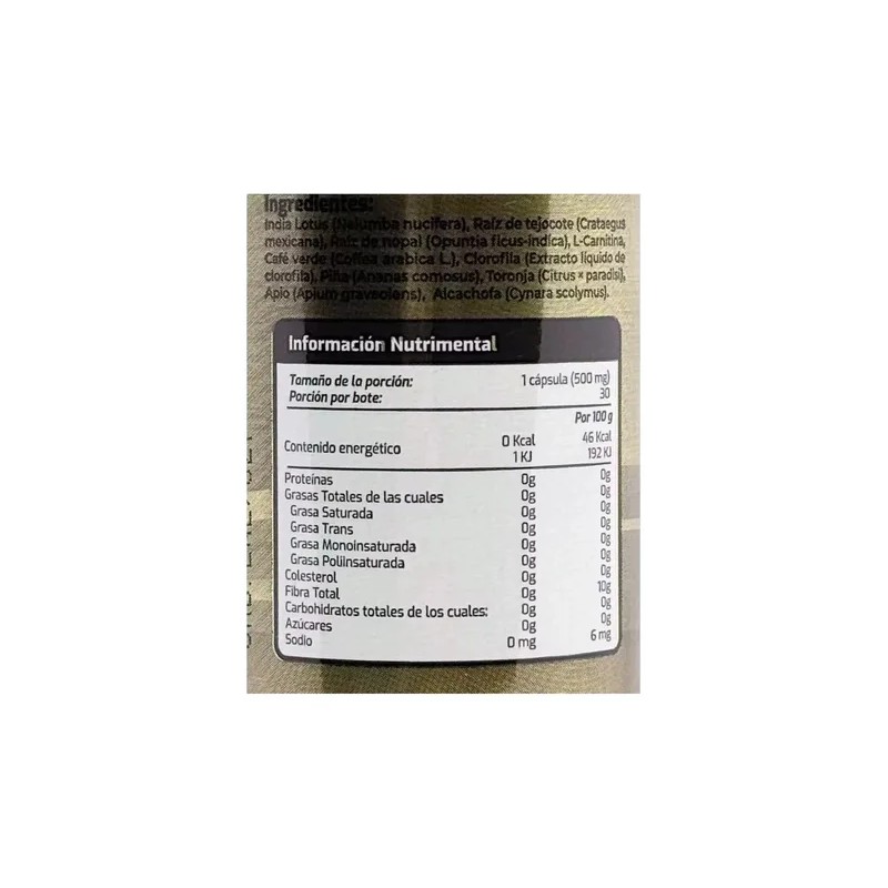 Bypass Bpri 30 Cap Inhibidor De Apetito 100 Natural Sin
