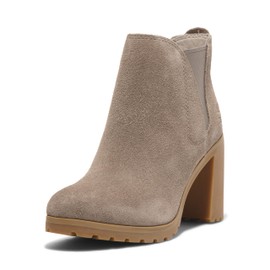 Timberland Women's Allington Mid Chelsea Boot, Taupe Suede, 7 Medium