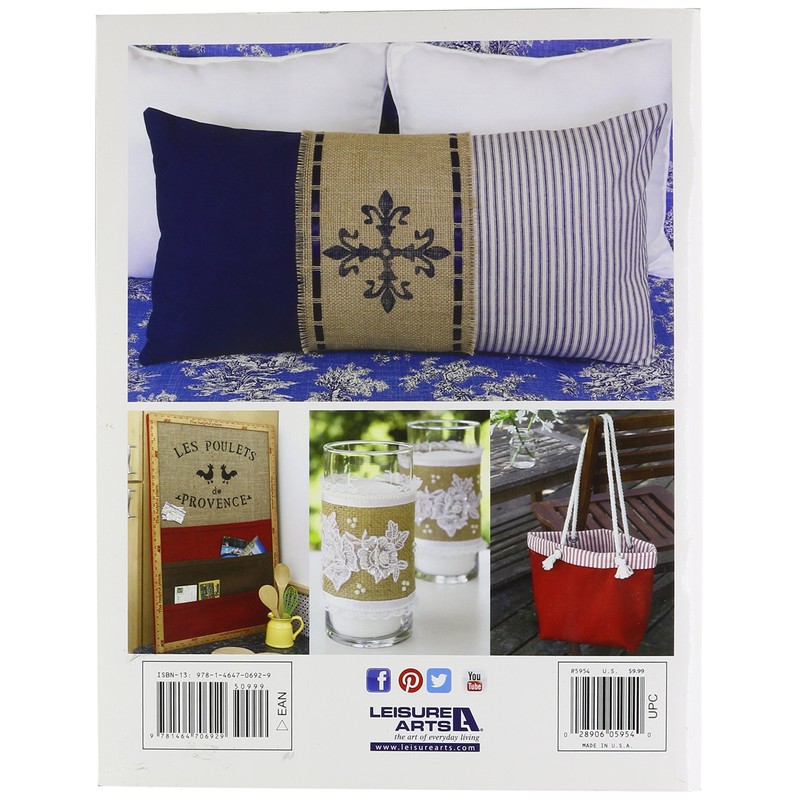 LEISURE ARTS-Decorate with Burlap