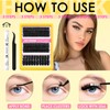 HEYWINK Lash Clusters Kit 60D 80D 100D Thick Cluster Eyelash