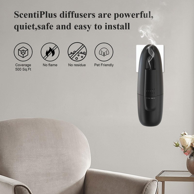 ScentiPlus Plug in Waterless Aroma Diffuser for Essential Oils, 500