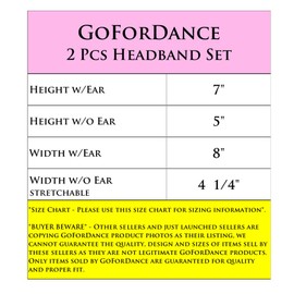 Miki Mini Sequin Bow and Glittering Ears Headband 2 Pieces Assorted Color Set (GdB-BkR)