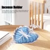 Incense Stick Holder Bodhi Leaf Incense Decorated Plate for Living