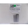 TICHY TRAIN GROUP STIRRUP STEPS ANGLRD OFFSET SIDE MOUNT #3047