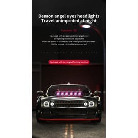 ZLL Beast SG216MAX High Performance 1/16 Scale 4WD RC Drift Car with Brushless Motor, LED Lights, Full Proportional Radio Control, Black