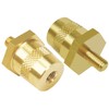 4pcs Battery Terminal Connector, Auto battery Terminal Brass Post Adapter,