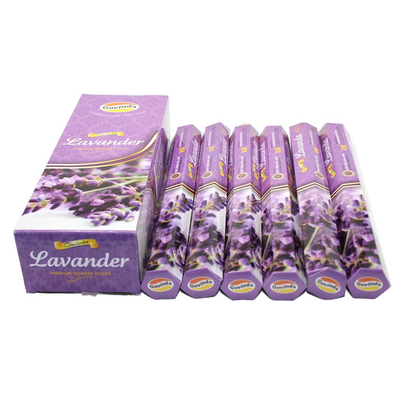 Govinda Incense - 120 Incense Sticks, Premium Incense, Masala Coated