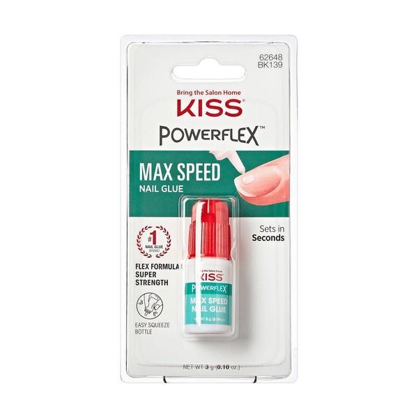 KISS PowerFlex Maximum Speed Nail Glue - 0.10 oz.