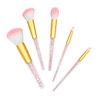 Baluue 15pcs Handle Makeup Brush Set for Liquid Foundation Powder