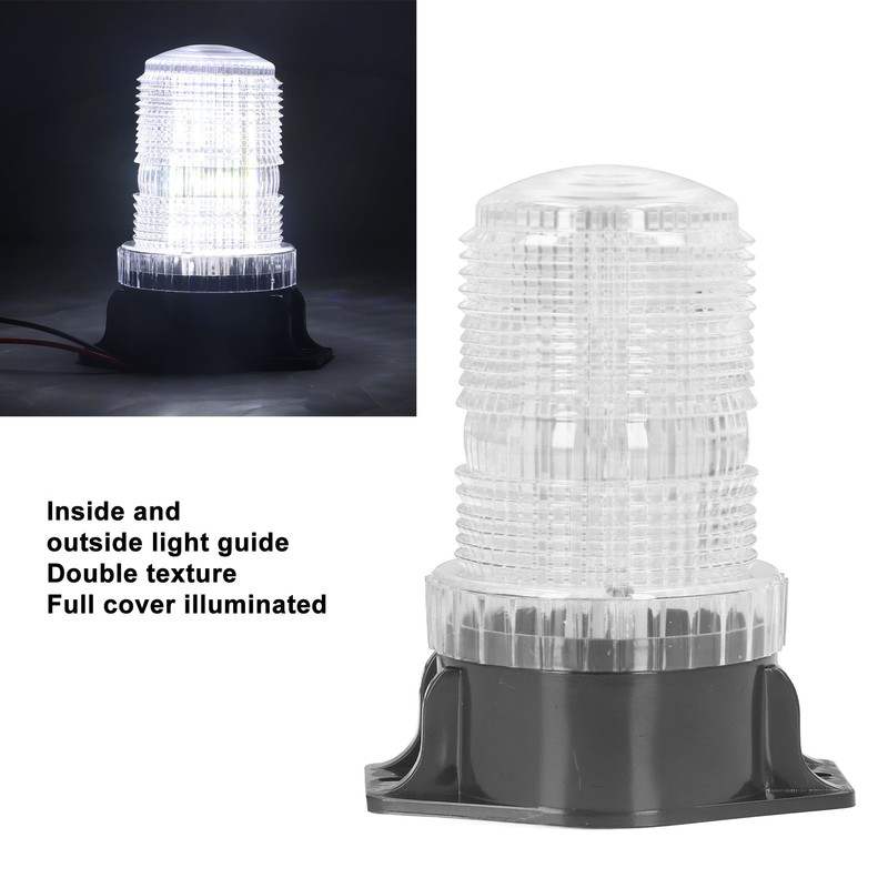 LED Forklift Strobe Light Warning Safety Emergency Flashing Beacon IP65