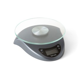 Taylor Precision Products Digital Kitchen Scale, 6.6 Pound Capacity, Silver