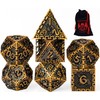 World of Dice - Metal Dice Set - Dragon Siege