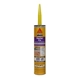Sikaflex Mortar Fix, Limestone, Polyurethane sealant for Repairing Damaged Mortar, Joints and Gaps. Sealing Mortar Cracks 10.1 fl. oz Cartridge (Pack of 1)