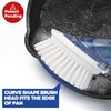 RIMAY Soap Dispensing Dish Brush, Dish Scrubber with Soap Dispenser,