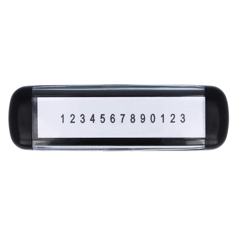 ExcelMark 13 Band Self-Inking Number Stamp - 2" x 1/4"