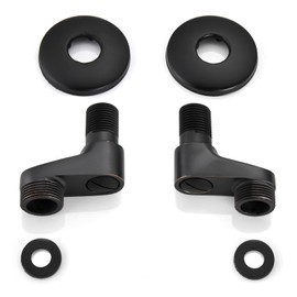 gotonovo Clawfoot Tub Adapter 3-3/8 Inch Adjustable Swing Arms for Kitchen Faucet Bathtub Bathroom Shower Faucet Set Commercial Utility 1 Pair 1.2 inch Oil Rubbed Bronze