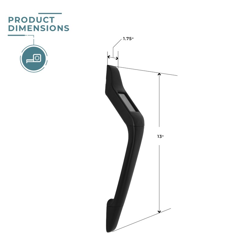 Manufacturers' Select ITC Attune RV Assist Handle (Black - Solar