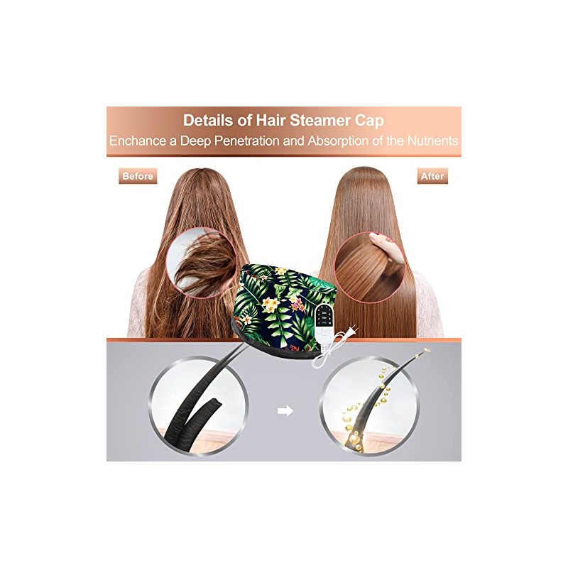 Gorro Térmico Acondicionamiento Profundo Ingeware Vaporizador Cabello Natural Portátil