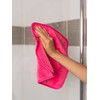 Pack of 8 Large Fluffy Microfibre face Cloths Towels wash-Cloth
