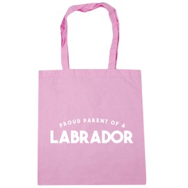Hippowarehouse Proud Parent Of A Labrador Tote Shopping Gym Beach Bag 42cm x38cm, 10 litres