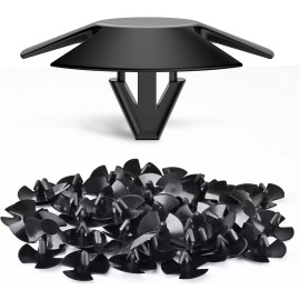 Nilight 50Pcs 8.7mm Hole Hood Insulation Push-Type Retainer Clips