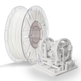 Creality Creality RFID PLA Filament 1.75mm for K2 Plus Combo, 3D Printer Filament PLA for High Speed 30-600mm/s, 1kg(2.2lbs)/Spool Hyper RFID Filament Support CFS, Fits for Most 3D Printers(White)