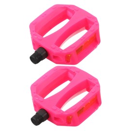 Totority 1 Pair Bicycle Pedals Non Slip Plastic Foot Rest Thread Safe and Easy Installation for Compatible with Mountain and Tricycles Enhances Riding Safety