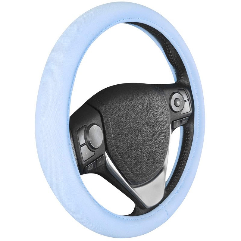 Carbella Ultra Soft Blue Steering Wheel Cover, Car Accessories for
