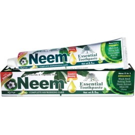 Pasta De Dientes Neem Essential Nueva 5 En 1 100 Libre De F                                                                                           