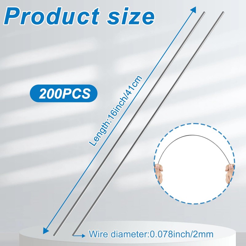 Hlimior 200 Pcs 16inch Insulation Support - Wire Insulation Support