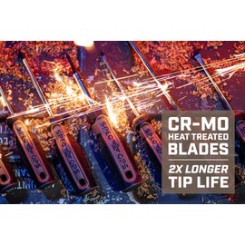 Spec Ops Tools 8-Piece Screwdriver Set, Phillips, Slotted, Square, Magentic Tip, Cr-Mo Steel Shaft