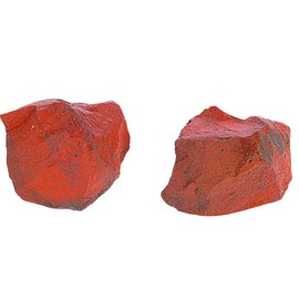 Red Jasper Raw Crystals Rough Gemstones with Authenticity Card, Velvet Pouch Raw Stones for Tumbling, Cabbing, Polishing, Cutting Natural Healing Crystals for Home Decor, DIY Stones