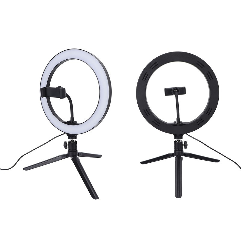 10 Inch Circle Fill Light Bright Dimmable LED Cellphone Round