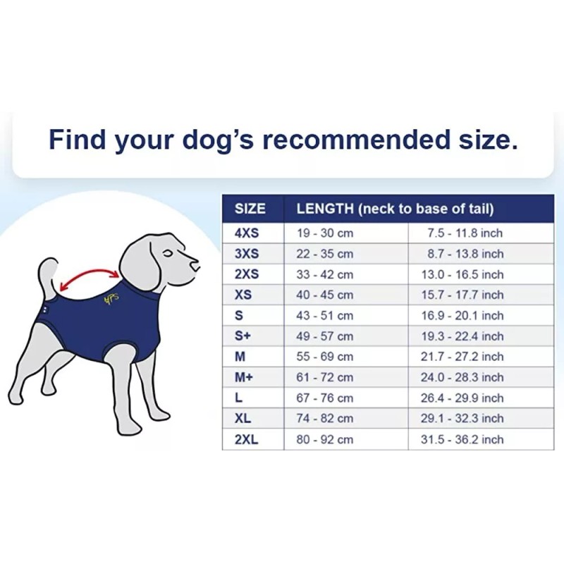 Medical Pet Shirts Dark Blue XLarge Dog Protection after Surgery