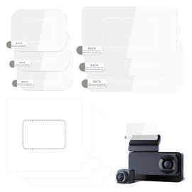 9 Pcs Clear Sticker Shield for Windshields, Reusable Double-Sided Ectrostatic Film for Dash Cam, Windshield Sticker Shield Prevent Scratching & Falling for Mounting Dash Cam Projection Screen