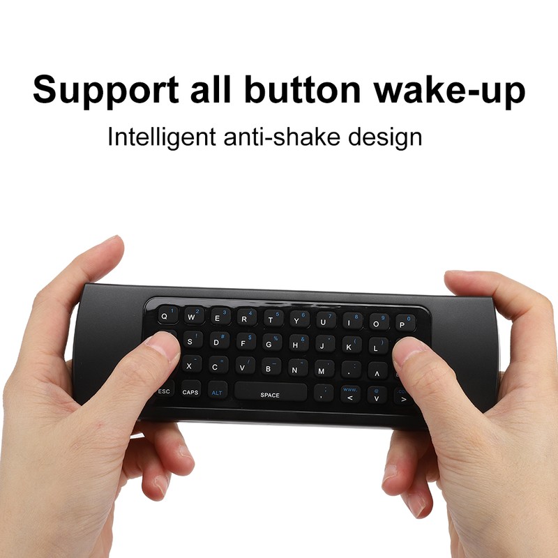 2.4G Wireless Flying Mouse Remote Control Adjustable Infrared Setting MultiFunction