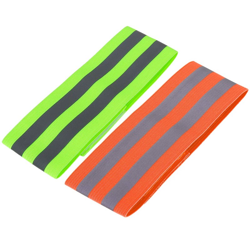 X AUTOHAUX 4pcs Reflective Bands for Arm Reflective Armbands High