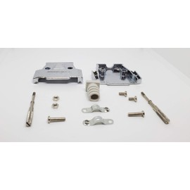 Pc Accessories - 6-Pack DB25 Metal Hood with Hardware for DB 25 Male or Female Connectors, Thumb Screws 6 Sets Pack