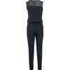 Urban Classic Women's Ladies Tech Mesh Long Jumpsuit Black 7,