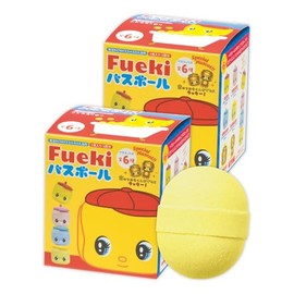 Fueki-kun Bath Salt, Bath Balls, Set of 2, Mascot, Scented