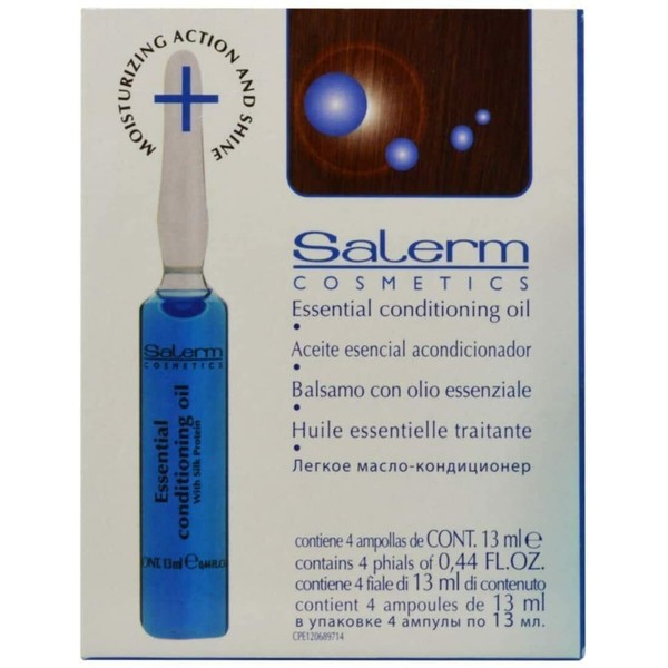 Salerm Essential Hair Repair Conditioning Oil (4 Phials x 0.44 oz)