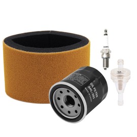AHL Air filter 11013-1255 Oil filter Fuel filter Spark Plug kit Compatible with Kawasaki Prairie 300 400 KVF300 KVF400 2x4 4x4 1997 1998 1999 2000 2001 2002,replace for 16097-1063 92070-1066