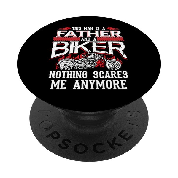 I'm A Father And Biker Gift Men Nothing Scares Motorcycle