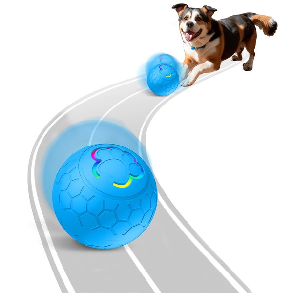 NETRCO Smart Interactive Dog Ball, Motion Activated Rolling Ball, Dog