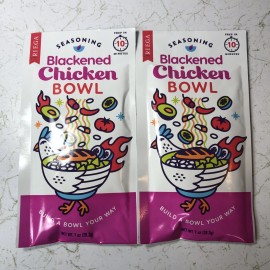 RIEGA Seasoning BLACKENED CHICKEN BOWL Seasoning, 1oz, BB 7/25,   2 PACK